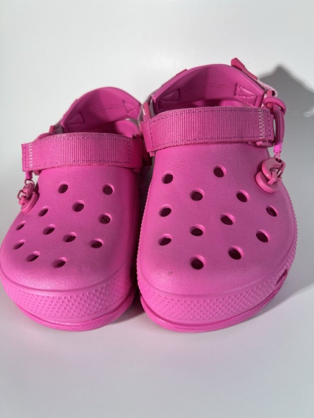 Crocs x Post Malone Duet Max Clog Electric Pink Women Size 7 - Picture 16 of 16